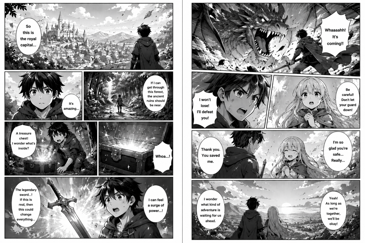 Comics Translate preview after interaction